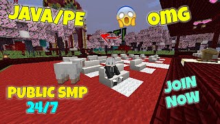 MINECRAFT PUBLIC SMP JAVAPE  247 ONLINE SERVER MINECRAFT 😱JOIN NOW [upl. by Akiwak]