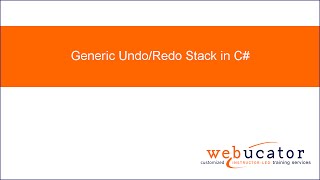 Generic UndoRedo Stack in C [upl. by Ennaylil]