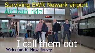 Surviving EWR Newark airport AirTrain rides How to tackle sudden direction change [upl. by Konrad682]