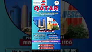 Qatar Work Visa For Indians  Descon Engineering Qatar Jobs  Qatar Shutdown Visa 2024 [upl. by Felton]