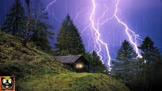 Thunderstorm Sounds  Rain with Heavy Thunder and Loud Lightning Strikes for Sleeping Relaxing [upl. by Butterworth440]