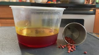 Annatto Oil or Aceite de Achiote 2 steps that will add natural color to stews amp Puerto Rican rice [upl. by Fonda21]