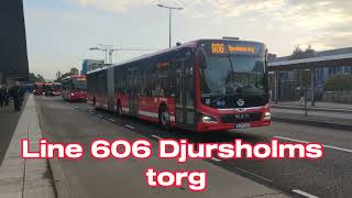 Bussar vid Danderyds sjukhus  Buses at Danderyds sjukhus [upl. by Attaynek210]