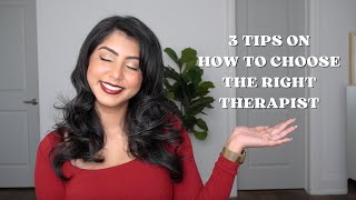 GRWM HOW TO FIND THE RIGHT THERAPIST FOR YOU [upl. by Yedarb]