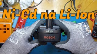 Bosch 144V NiCd na LiIon [upl. by Eniamat89]