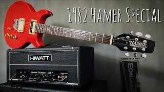 1982 Hamer Special USA  Hiwatt Custom 20 Little P  Morley Power Fuzz Wah Classic [upl. by Merralee]