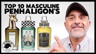 Top 10 PENHALIGONS MASCULINE FRAGRANCES  Mens  Masculine Unisex Penhaligons Fragrances Ranked [upl. by Merwyn569]