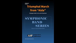 Triumphal March from Aïda CONCERT BAND GRADE 3 [upl. by Ettevets]