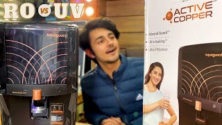 Aquaguard Water Purifier Enhance NXT UVUF with Active Copper  RO vs UV  Electrical Unboxing [upl. by Adneral]