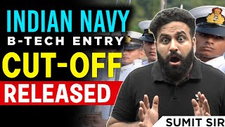 Cutoff Released By Indian Navy 😮 102 Btech Entry CutOff Marks  Learn With Sumit [upl. by Ikik903]