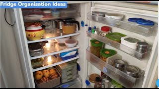 Indian small fridge organizationTips to organise small fridgefridge arrangement ideasfridge tour [upl. by Sesmar882]