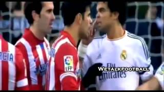 Diego Costa vs Pepe and Ramos  2014 Atletico Madrid  Real Madrid [upl. by Kinemod713]