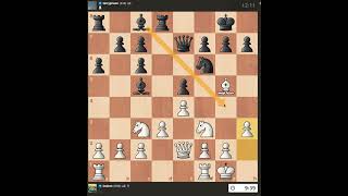 Chess game review  rating 800  Ruy Lopez  Spanish opening  center pawn  win material  fork [upl. by Marl]