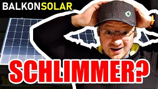 Balkonsolar Petition  SCHLIMMER als vorher [upl. by Shana]