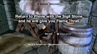 Skyrim  Get Dead Thrall  Conjuration Ritual Spell Walkthrough  Master Spells [upl. by Nivan539]