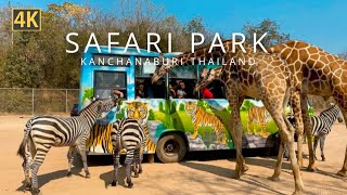 Safari Park Open Zoo and Camp Kanchanaburi Thailand [upl. by Bui180]