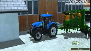 Farming Simulator 2013  New Holland T7040 Tractor download [upl. by Bernardine]