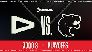 CBLOL 2022 2ª Etapa  Playoffs  LOUD x FURIA Jogo 3 [upl. by Euqinobe]