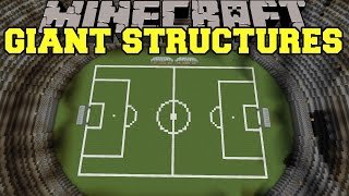 Minecraft GIANT STRUCTURES EPIC NEW BUILDINGS Mod Showcase [upl. by Slavin]