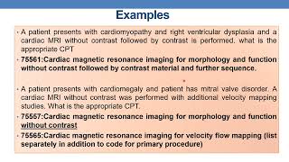 CPT CODING GUIDELINES FOR RADIOLOGY DIAGNOSTIC RADIOLOGY FOR HEART [upl. by Attirehs801]