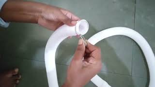 hoseinlet tutorial HOW TO CONNECT WASHING MACHINE HOSE INLET TO GARDEN HOSE WITH OUT CUTTING 2021 [upl. by Tanah]