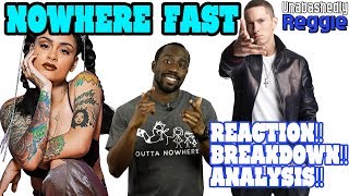 Eminems Nowhere Fast  Lyrics and Rhymes BREAKDOWN ANALYSIS REACTION [upl. by Dermott]