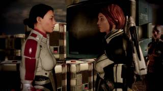 Mass Effect 2 Female Shepard and Ashley  Two Years Too Long [upl. by Einama]