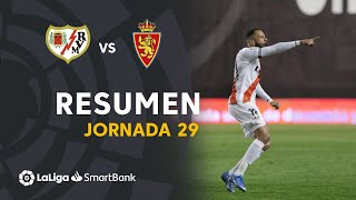 Resumen de Rayo Vallecano vs Real Zaragoza 32 [upl. by Randolph]