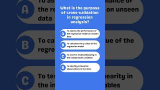 What is the purpose of crossvalidation in regression analysis [upl. by Aleahs]