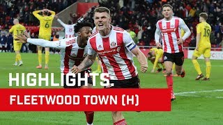 Highlights Sunderland v Fleetwood Town [upl. by Rider602]