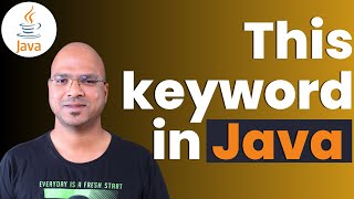 44 Java Tutorial  This keyword [upl. by Aihtenyc369]