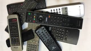 Old Remotes  Sony Panasonic Micromax Airtel Hyundai Mi Sanyo Lripl Celestron [upl. by Nadiya285]