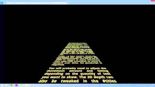 Star Wars Scrolling Text Effect in CSS3 [upl. by Corbett378]