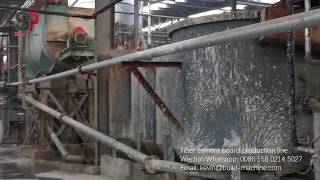 Fiber Cement Board Machinery Raw Materials Preparing Part [upl. by Atalanta210]