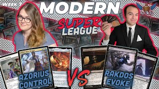 MTG Modern  Azorius Control vs Rakdos Evoke  Super League  Week 7  Match 4 [upl. by Packston]