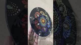 Filling life with colours🤩 mandalaart art mirrorwork walldecor homedecor artist [upl. by Jabon]