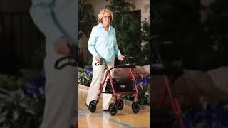 The UPWalker H200L Upright Mobility Walker Holds Up To 350LBS [upl. by Prochoras200]