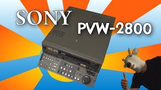 CKW Magnetowid telewizyjny SONY PVW2800 P [upl. by Ienttirb]