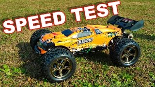 BISON Vkarracing Speed Test 110 4WD Brushless Off Road RC Truggy  TheRcSaylors [upl. by Selokcin]