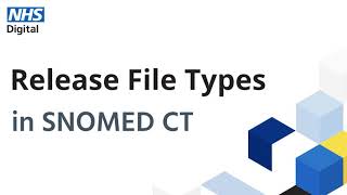 SNOMED CT tutorial Release File Types  NHS Digital [upl. by Saraann482]