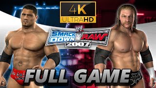 WWE SmackDown vs Raw 2007 The Complete Walkthrough SEASON FULL GAME 4K [upl. by Hathaway]