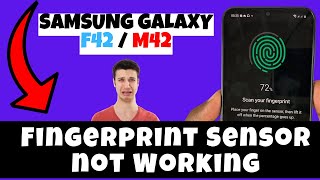 How to Fix Fingerprint Sensor not Working Samsung Galaxy F42  M42 [upl. by Langelo]