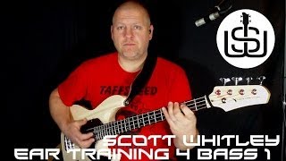 EAR TRAINING FOR BASS by Scott Whitley  Lesson 1 Singing What You Play [upl. by Nnyleitak]