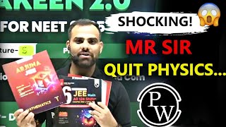 MR SIR QUIT PW😱 MR SIR अब Physics नहीं पढ़ाएंगे🤔 MR SIR MOTIVATION  MR SIR Funny Moment neet [upl. by Edwine]