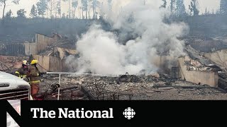 Parts of Jasper incinerated as wildfire rages [upl. by Coheman887]