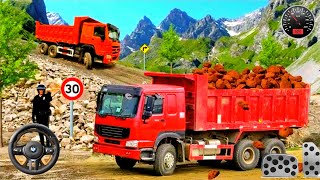 313 auto truck transport woods load working game  truck transport simulator gameplay [upl. by Attenaz]