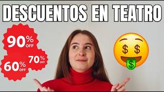 🤑 MEGA DESCUENTOS en TEATRO 🤑 [upl. by Klusek]