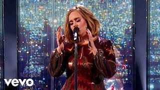 Adele  When We Were Young  Live at The BRIT Awards 2016 [upl. by Gruchot]