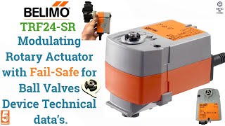 Belimo TRF24 SR Modulating Rotary Actuator  BallValves  failsafe [upl. by Zinah]