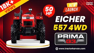 Eicher 557 Prima G3 4WD Tractor Price Specifications amp Full review 2023  Tractorkarvan [upl. by Yenittirb618]